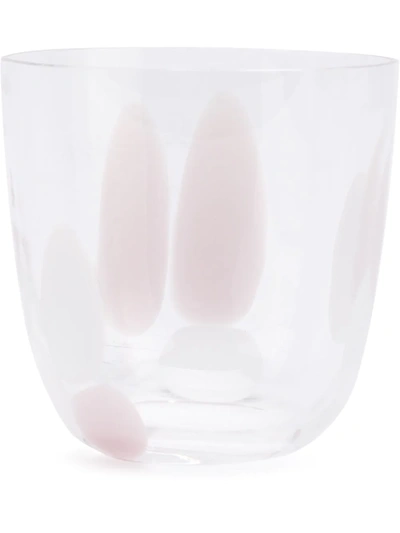 Carlo Moretti Drip Print Glass In Pink