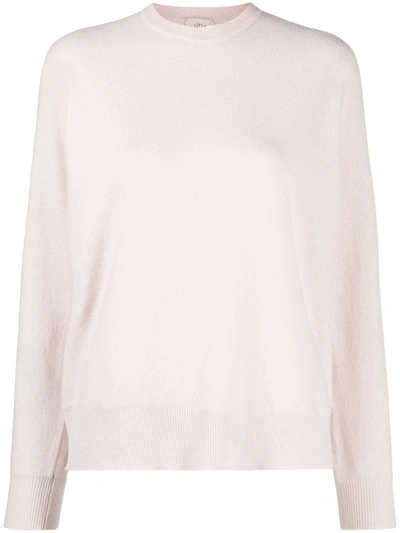 Altea Lightweight Knitted Top In Neutrals