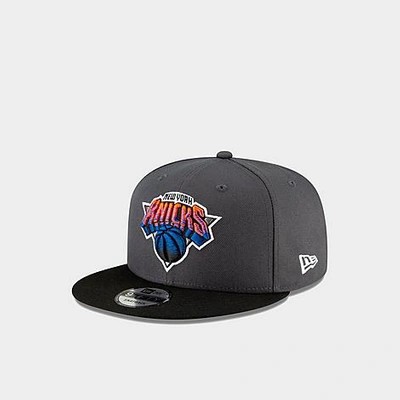 New Era New York Knicks Nba Two Tone 9fifty Snapback Hat In Grey
