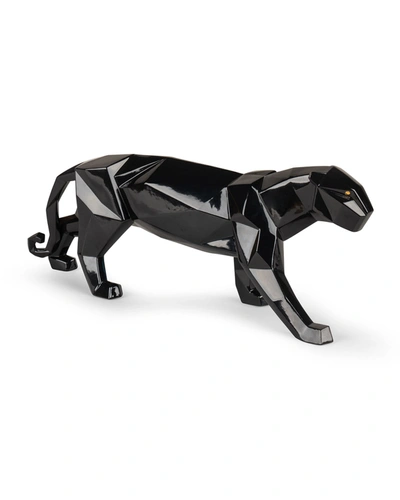 Lladrò Origami Black Panther Sculpture