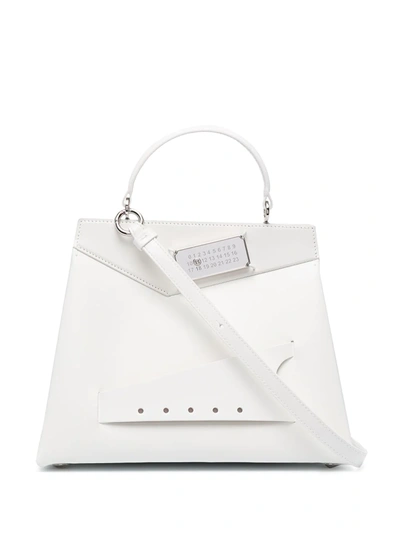 【関税＆送料込み】Maison Margiela Top Handle Bags Maison Margiela Small Snatched Leather Top Handle Bag In