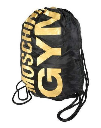 Moschino Underwear Backpack & Fanny Pack In Black