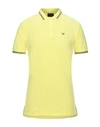 Emporio Armani Polo Shirt In Yellow