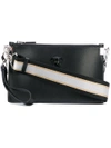 Versace Palazzo Medusa Wristlet Clutch Bag In Black ,multicolour