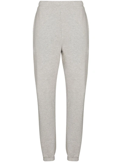 Les Tien Tapered-leg Cotton Track Pants In Grey