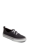 Sperry Crest Cvo Sneaker In Black Canvas