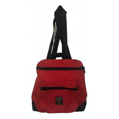 Pre-owned Chevignon Cloth Backpack In Red