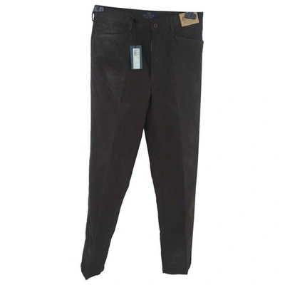 Pre-owned Seventy Trousers In Brown