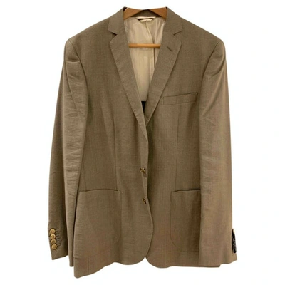 Pre-owned Tonello Beige Linen Jacket