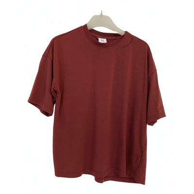 Pre-owned Puma Burgundy Polyester Top