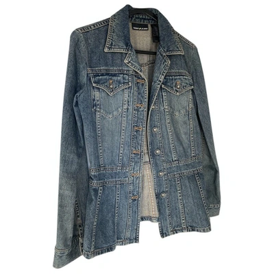 Pre-owned Dkny Jacket In Blue