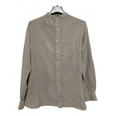 Pre-owned Davidoff Shirt In Grey