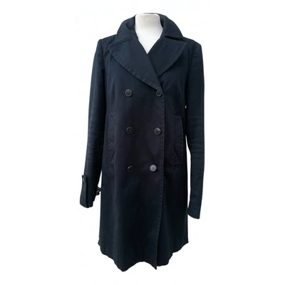 Pre-owned Dondup Coat In Blue