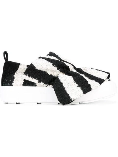 Msgm - Striped Sneakers