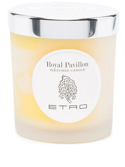 Etro Profumi Royal Pavilion Scented Candle In Yellow