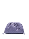 Bottega Veneta The Pouch 20 Intrecciato Leather Cross-body Bag In Lavender