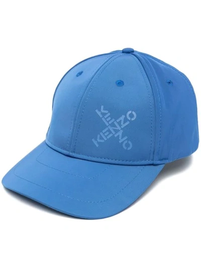 Kenzo Sport 'little X' Baseball Cap In Blue