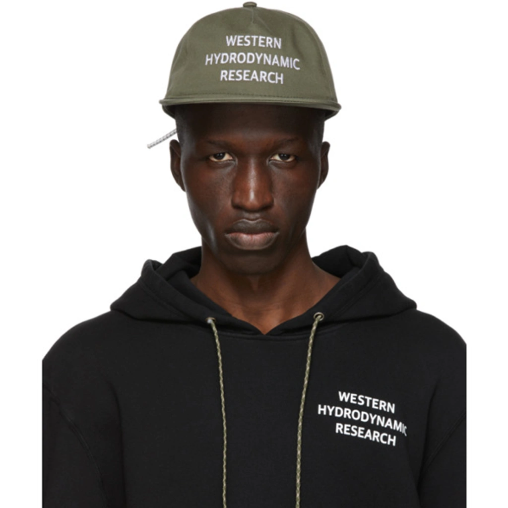 western hydrodynamic research キャップ　カーキ Western Hydrodynamic Research Khaki Promotional Hat In Olive Drab