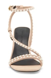 Rebecca Minkoff Nanine Faux Leather Sandals In Rosewood Suede