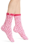 Ugg Australia Chenille Crew Socks In Festival Fuchsia