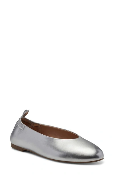 Corso Como Heath Flat In Heath Silver Leather