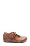 Halsa Footwear Aloe Mary Jane In Brown Leather