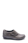 Halsa Footwear Anna Clog In Dark Grey Leather