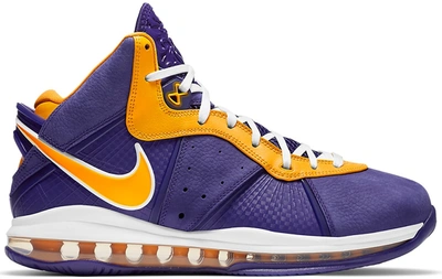 Pre-owned Nike  Lebron 8 Lakers In Court Purple/court Purple-university Gold-university Gold