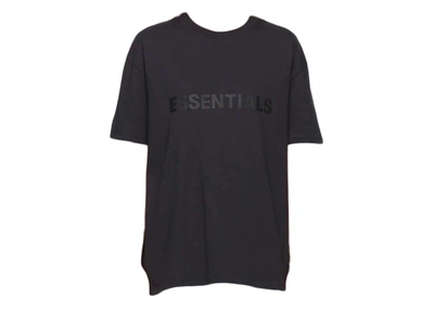 Pre-owned Fear Of God  Essentials X Ssense Boxy T-shirt Applique Logo Dark Navy