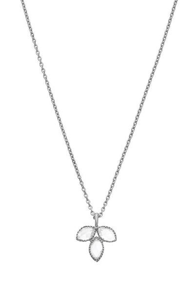 Sethi Couture Lilah Diamond Pendant Necklace In White Gold