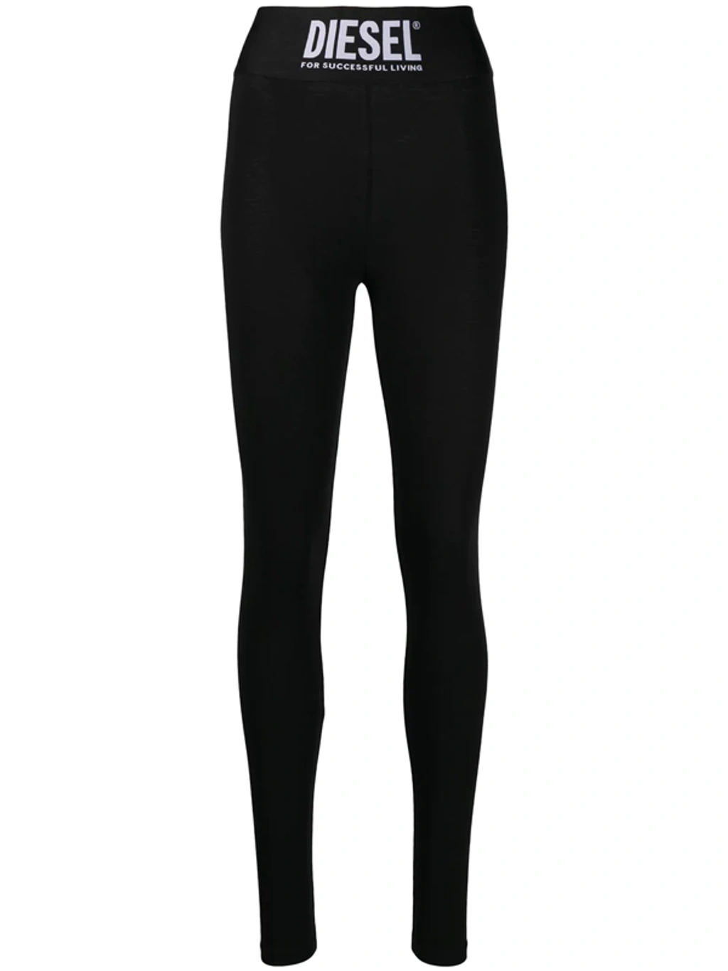【関税&送料込】Diesel Leggings Con Logo Diesel Logo-waistband Leggings In Black | ModeSens