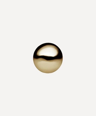 Maria Tash Ball 14ct Yellow-gold Threaded Stud Earring