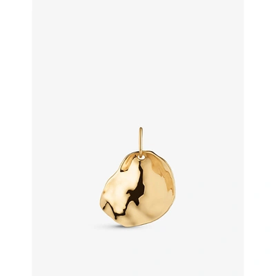 Monica Vinader Nura Shell 18ct Yellow-gold Vermeil Pendant