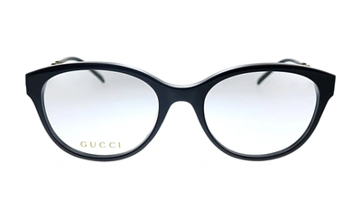 Gucci Gg 0656o 001 Cat-eye Eyeglasses In Demo