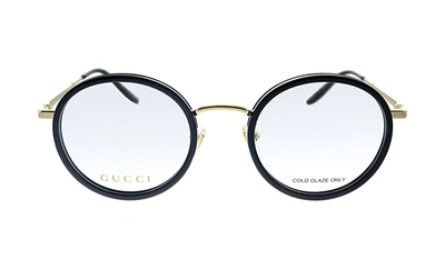 Gucci Gg 0679oa 001 Round Eyeglasses In Black