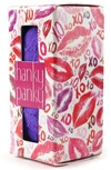 Hanky Panky Occasions Low Rise Thong In Xoxo Vibrant Violet