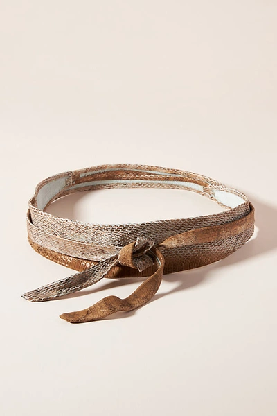 Ada Classic Obi Belt In Brown