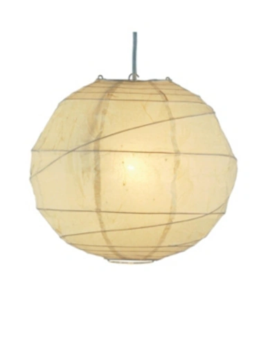 Adesso Orb Large Pendant - 4 Pack In Tan/beige