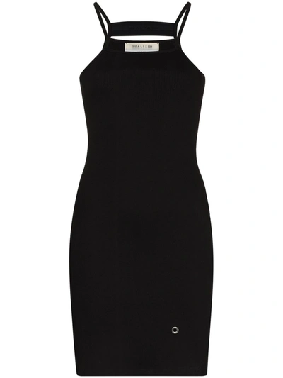 Alyx Cut-out Sleeveless Mini Dress In Black