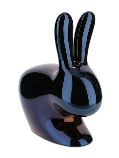 Qeeboo Rabbit Chair In Black