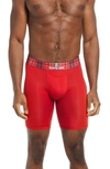 Tommy John Second Skin Boxer Briefs In Haute Red