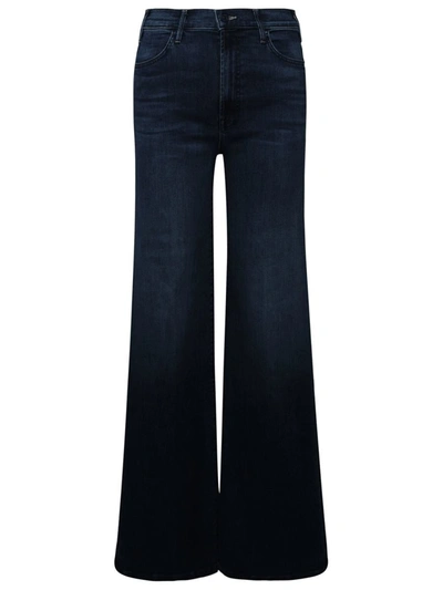 Mother The Hustler Distressed Stretch Jeans In Blue