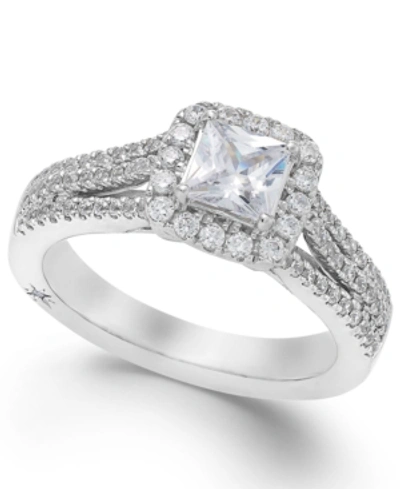 Marchesa Diamond Princess Halo Engagement Ring (1-1/5 Ct. T.w.) By  In 18k White, Yellow Or Rose Gold