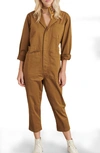 Alex Mill Stretch Cotton Jumpsuit In Hickory