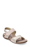 Mephisto 'agave' Sandal In Light Sand/ Jaguar Leather