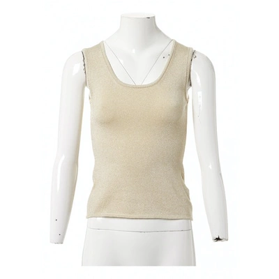 Pre-owned M Missoni Camisole In Gold