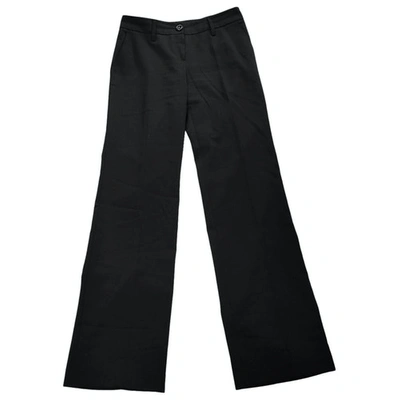 Pre-owned M Missoni Straight Pants In Black
