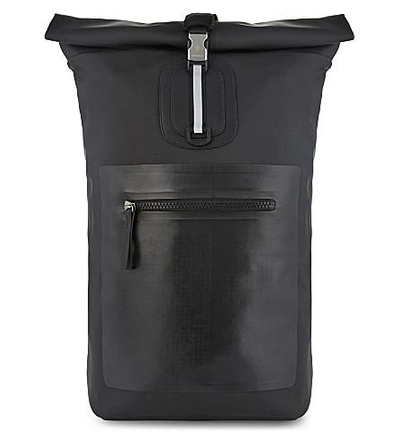Moncler Logo Backpack In Black