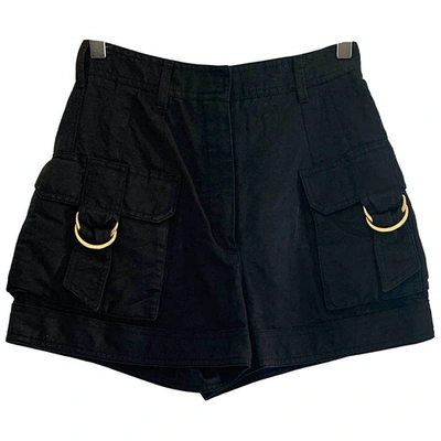 Pre-owned Balmain Black Cotton Shorts