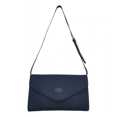 Pre-owned Valentino Garavani Cloth Handbag In Blue